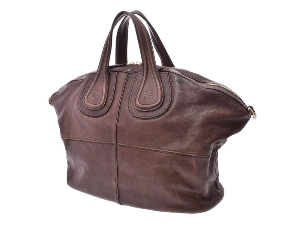 Givenchy Strap Nightingale Brown Handbag Lambskin